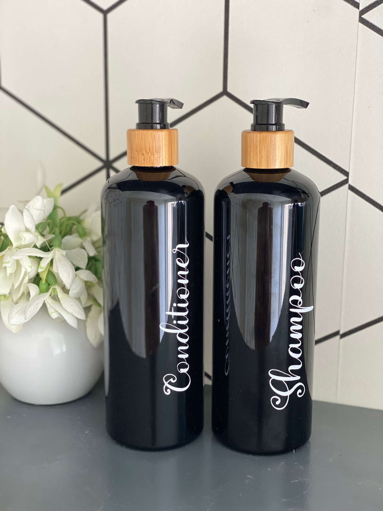 Reusable Shampoo/Conditioner Bottle with neck