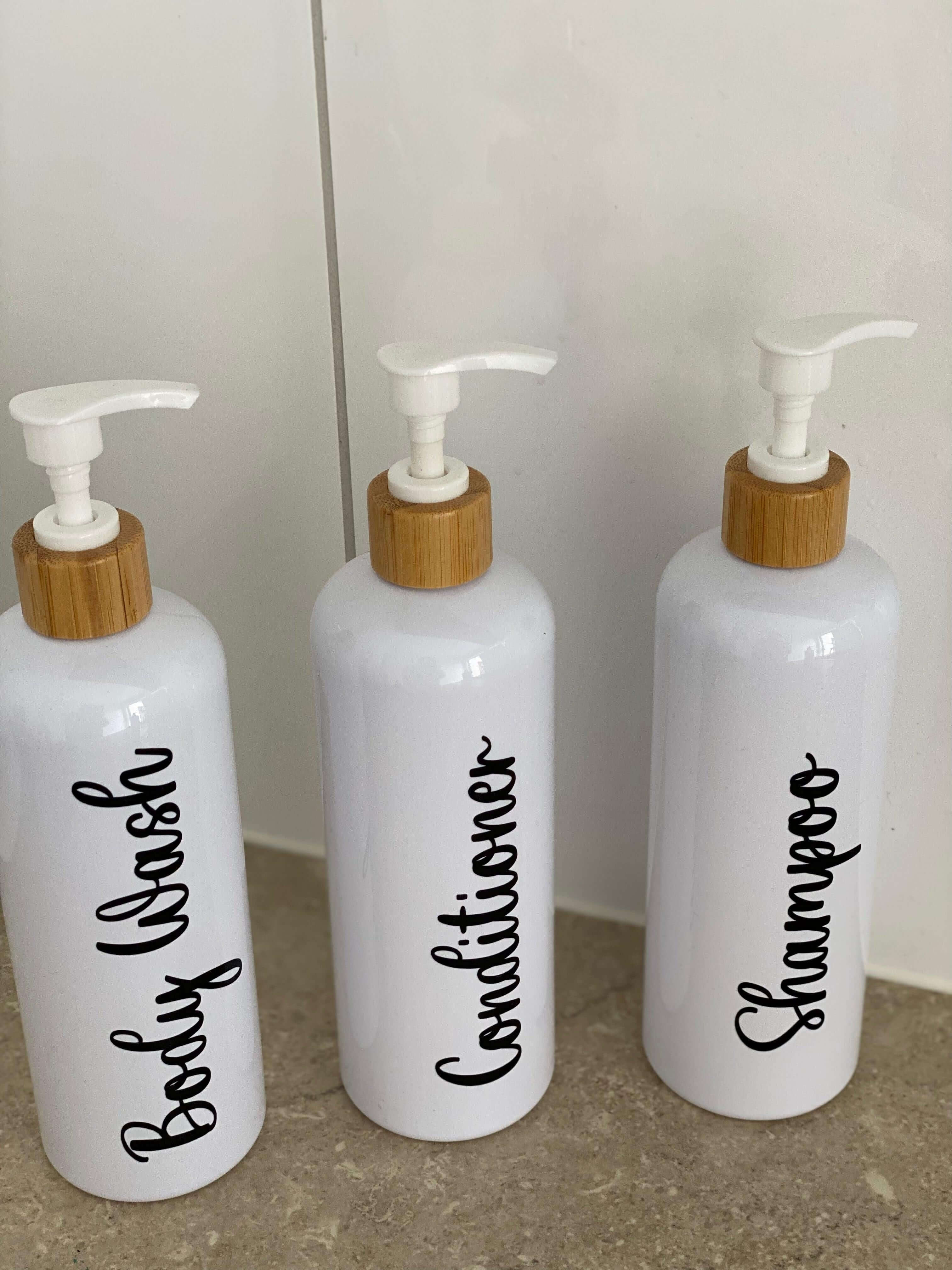 Bathroom pump online bottles