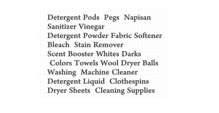 Laundry Label Pack (20 Labels)